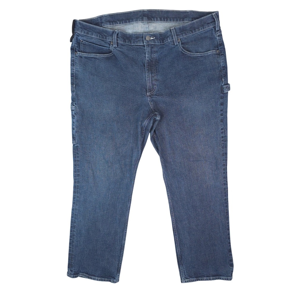 40 Grit Duluth Trading Jeans Men 44x30 Blue Slim Fit Carpenter Stretch Utility